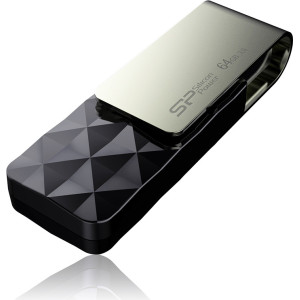 Silicon Power Blaze B30 unidade de memória USB 64 GB USB Type-A 3.2 Gen 1 (3.1 Gen 1) Preto
