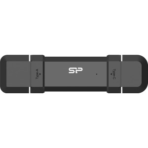Silicon Power DS72 unidade de memória USB 500 GB USB Type-A   USB Type-C 3.2 Gen 2 (3.1 Gen 2) Preto