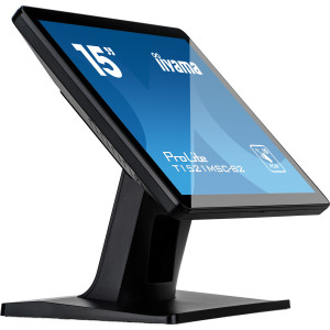 iiyama ProLite T1521MSC-B2 monitor de ecrã 38,1 cm (15") 1024 x 768 pixels XGA LED Ecrã táctil Tampo de mesa Preto