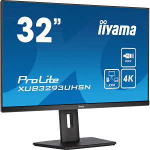 iiyama ProLite XUB3293UHSN-B5 monitor de ecrã 80 cm (31.5") 3840 x 2160 pixels 4K Ultra HD LCD Preto