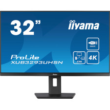 iiyama ProLite XUB3293UHSN-B5 monitor de ecrã 80 cm (31.5") 3840 x 2160 pixels 4K Ultra HD LCD Preto