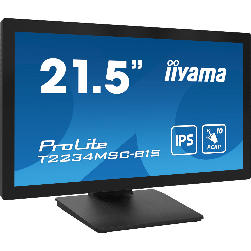 iiyama ProLite T2234MSC-B1S monitor de ecrã 54,6 cm (21.5") 1920 x 1080 pixels Full HD Ecrã táctil Preto iiyama ProLite T2234MSC-B1S monitor de ecrã 54,6 cm (21.5") 1920 x 1080 pixels Full HD Ecrã táctil Preto