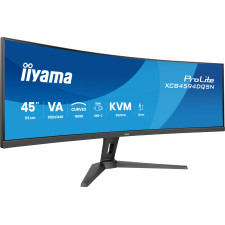 iiyama G-MASTER 45"LCD Curved Bus. UWQHD monitor de ecrã 113 cm (44.5") 5120 x 1440 pixels Dual QHD LED Preto