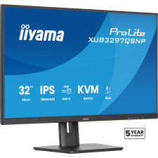 iiyama ProLite XUB3297QSNP-B1 monitor de ecrã 81,3 cm (32") 2560 x 1440 pixels Quad HD LED Preto