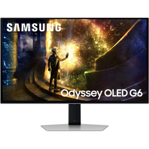 Samsung S27DG610SU monitor de ecrã 68,6 cm (27") 2560 x 1440 pixels Quad HD OLED Prateado