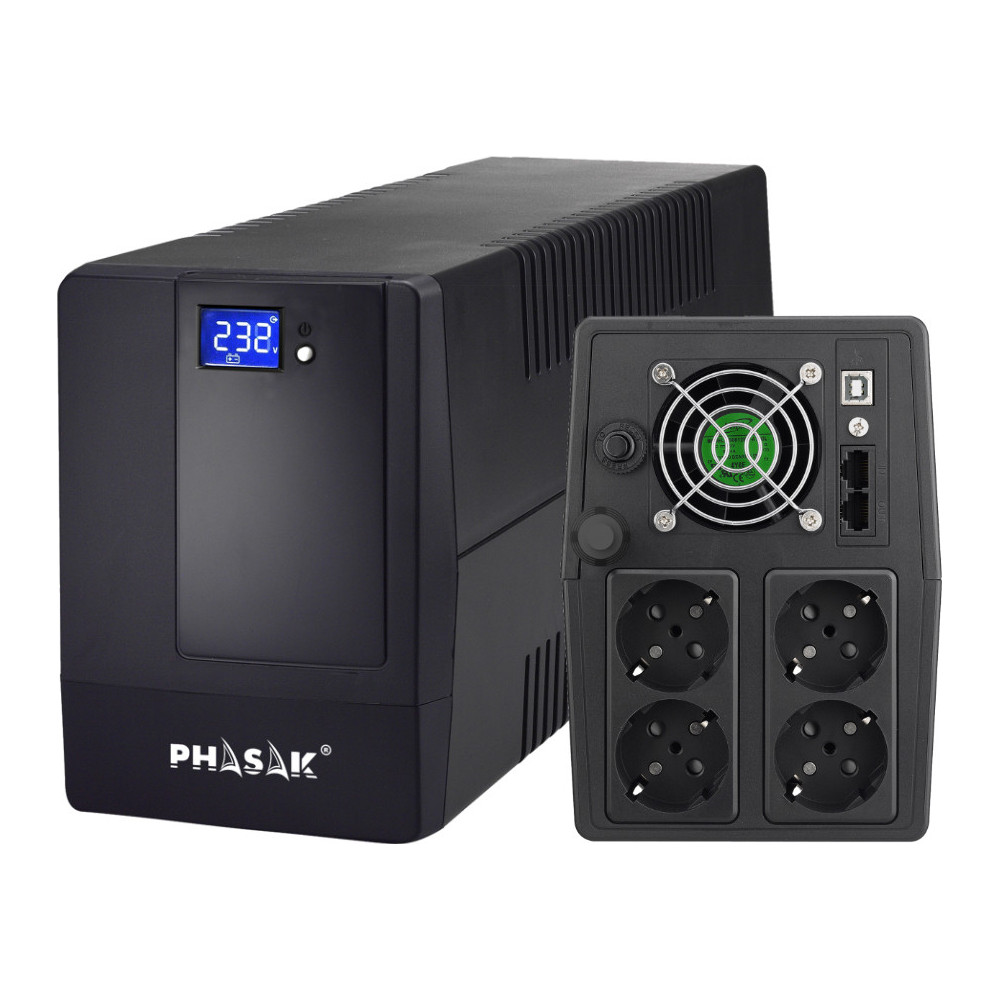 Phasak UPS Esential Interative 2000 VA - PH 9420 Phasak UPS Esential Interative 2000 VA - PH 9420