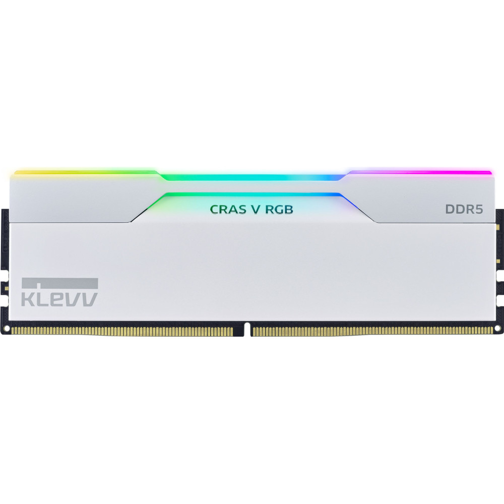 Klevv Cras V RGB módulo de memória 32 GB 2 x 16 GB DDR5 6000 MT s 288-pin DIMM Klevv Cras V RGB módulo de memória 32 GB 2 x 16 GB DDR5 6000 MT s 288-pin DIMM