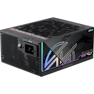 MSI MPG Ai1300TS PCIE5 fonte de alimentação 1300 W 24-pin ATX ATX Preto