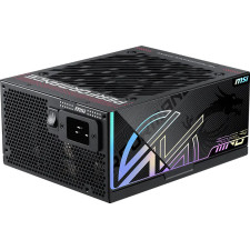 MSI MPG Ai1300TS PCIE5 fonte de alimentação 1300 W 24-pin ATX ATX Preto
