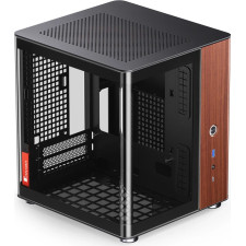 Jonsbo TK-0 BLACK caixa para computador Preto, Madeira