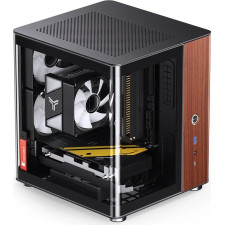 Jonsbo TK-0 BLACK caixa para computador Preto, Madeira