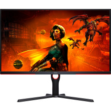 AOC G3 U32G3X BK monitor de ecrã 80 cm (31.5") 3840 x 2160 pixels 4K Ultra HD LED Preto, Vermelho