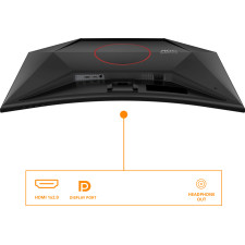 AOC G4 C32G42ZE monitor de ecrã 80 cm (31.5") 1920 x 1080 pixels Full HD LED Preto, Vermelho