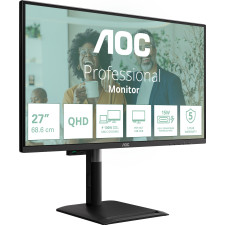 AOC Q27P4CV monitor de ecrã 68,6 cm (27") 2560 x 1440 pixels Quad HD LED Preto