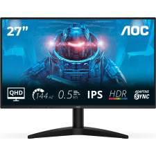 AOC B3 Q27B36X monitor de ecrã 68,6 cm (27") 2560 x 1440 pixels Quad HD LED Preto