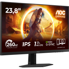 AOC G4 24G4ZRE monitor de ecrã 60,5 cm (23.8") 1920 x 1080 pixels Full HD LED Preto, Vermelho