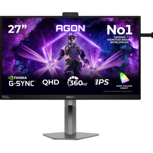 AOC AGON PRO AG276QSG2 monitor de ecrã 68,6 cm (27") 2560 x 1440 pixels Quad HD Preto, Cinzento
