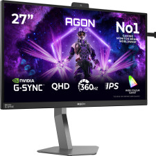 AOC AGON PRO AG276QSG2 monitor de ecrã 68,6 cm (27") 2560 x 1440 pixels Quad HD Preto, Cinzento