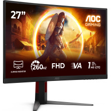 AOC G4 C27G4Z2 monitor de ecrã 68,6 cm (27") 1920 x 1080 pixels Full HD LCD Preto, Vermelho