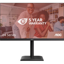 AOC E4 U27E4CV monitor de ecrã 68,6 cm (27") 3840 x 2160 pixels 4K Ultra HD LED Preto