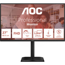 AOC 27E4CV monitor de ecrã 68,6 cm (27") 1920 x 1080 pixels Full HD LED Preto