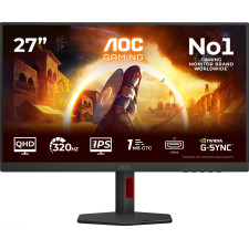 AOC G4 Q27G4SRU monitor de ecrã 68,6 cm (27") 2560 x 1440 pixels Quad HD LED Preto, Vermelho
