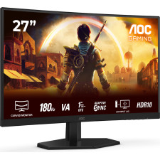 AOC G4 C27G42E monitor de ecrã 68,6 cm (27") 1920 x 1080 pixels Full HD LED Preto, Vermelho