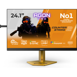 AOC AGON PRO CS24A monitor de ecrã 61,2 cm (24.1") 1920 x 1080 pixels Full HD LED Preto