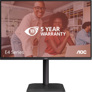 AOC E4 X24E4U monitor de ecrã 61 cm (24") 1920 x 1200 pixels Full HD LED Preto