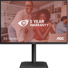AOC E4 X24E4U monitor de ecrã 61 cm (24") 1920 x 1200 pixels Full HD LED Preto