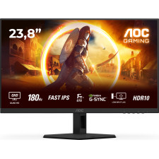AOC G4 Q24G4RE monitor de ecrã 60,5 cm (23.8") 2560 x 1440 pixels Quad HD LED Preto, Vermelho