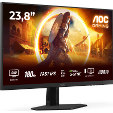 AOC G4 Q24G4RE monitor de ecrã 60,5 cm (23.8") 2560 x 1440 pixels Quad HD LED Preto, Vermelho