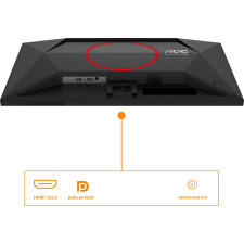 AOC G4 Q24G4RE monitor de ecrã 60,5 cm (23.8") 2560 x 1440 pixels Quad HD LED Preto, Vermelho