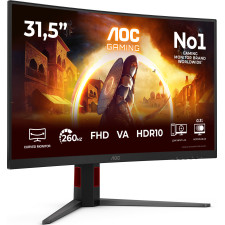 AOC G4 C32G4Z monitor de ecrã 80 cm (31.5") 1920 x 1080 pixels Full HD LCD Preto, Vermelho