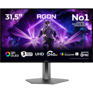 AOC AGON PRO AG326UZD2 monitor de ecrã 80 cm (31.5") 3840 x 2160 pixels 4K Ultra HD OLED Preto