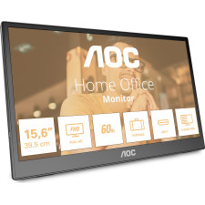 AOC 16T3EA TV Monitor Portátil Preto 39,6 cm (15.6") 1920 x 1080 pixels