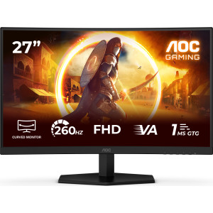 AOC G4 C27G42ZE monitor de ecrã 68,6 cm (27") 1920 x 1080 pixels Full HD LCD Preto, Vermelho