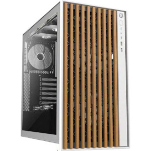 NOX Hummer NXHUMMERELEMENT caixa para computador Tower Branco, Madeira