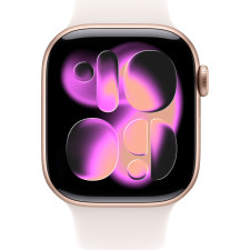 Apple Watch Series 11 OLED 42 mm Digital 374 x 446 pixels Ecrã táctil Rosa dourado Wi-Fi GPS