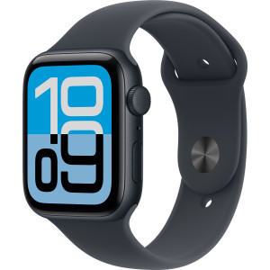 Apple Watch SE (3nd generation) OLED 44 mm Digital 368 x 448 pixels Ecrã táctil Preto Wi-Fi GPS