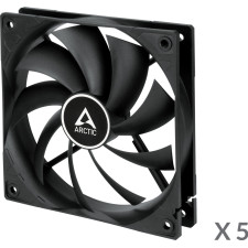 ARCTIC F12 Caixa de computador Ventoinha 12 cm Preto 5 unidade(s)