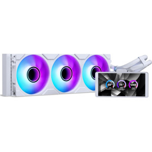 Phanteks Glacier One 360M25 LCD Processador Refrigerador líquido all-in-one 12 cm Branco 1 unidade(s)
