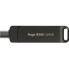 Patriot Memory Rage R550 unidade de memória USB 64 GB USB Type-A   USB Type-C 3.2 Gen 1 (3.1 Gen 1) Preto