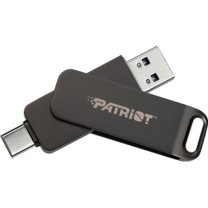 Patriot Memory Rage R550 unidade de memória USB 64 GB USB Type-A   USB Type-C 3.2 Gen 1 (3.1 Gen 1) Preto