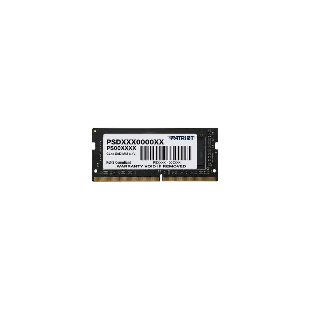 Patriot Memory Signature Line PSD416G320081S módulo de memória 16 GB 1 x 16 GB DDR4 260-pin SO-DIMM Patriot Memory Signature Line PSD416G320081S módulo de memória 16 GB 1 x 16 GB DDR4 260-pin SO-DIMM