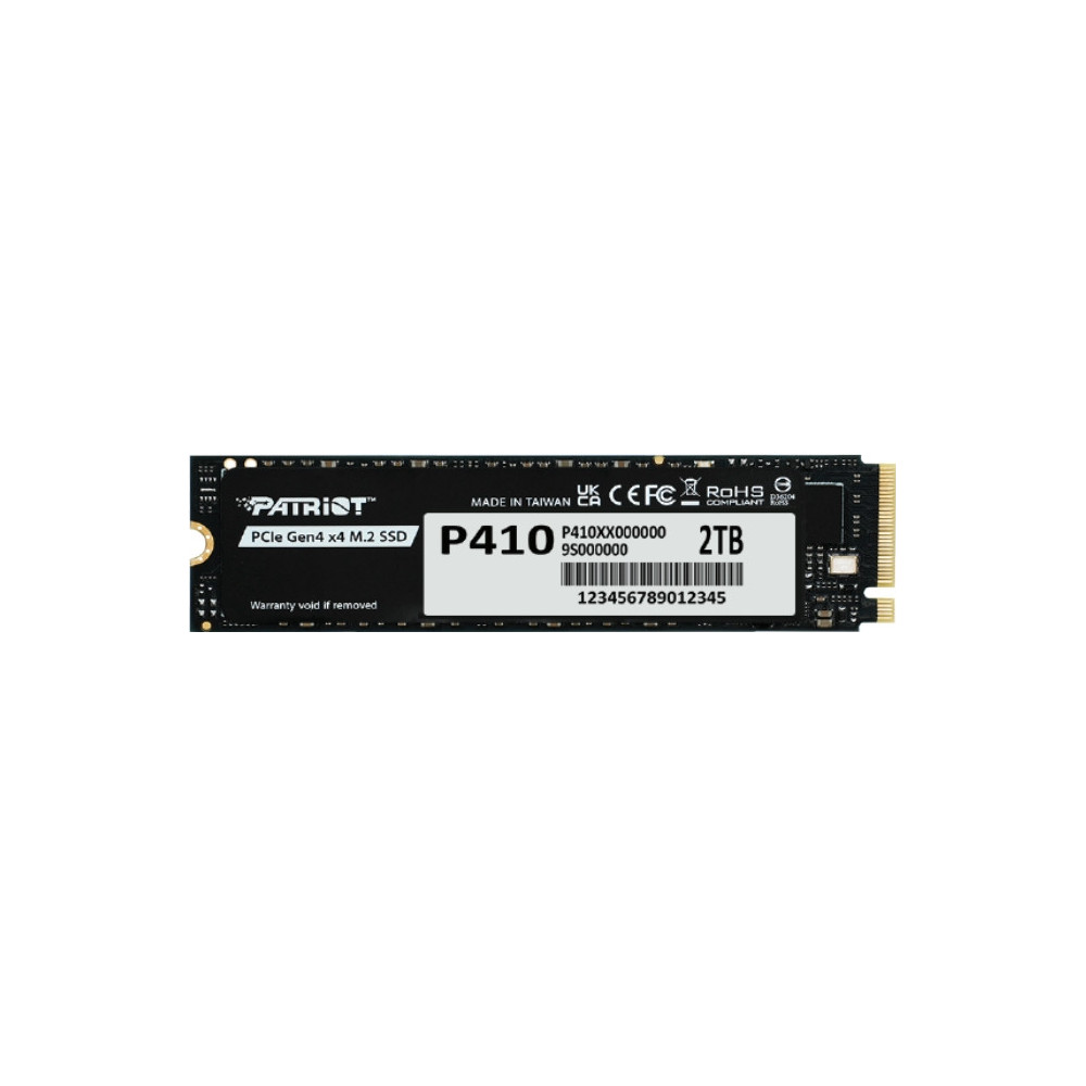 Patriot Memory P410 2 TB M.2 PCI Express NVMe Patriot Memory P410 2 TB M.2 PCI Express NVMe
