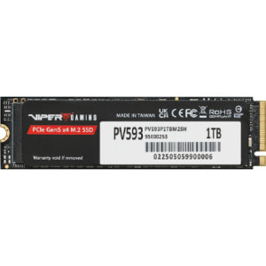 Patriot Memory PV593 PCIe Gen5 x4 M.2 2280 SSD 1 TB PCI Express 5.0 NVMe 3D TLC NAND