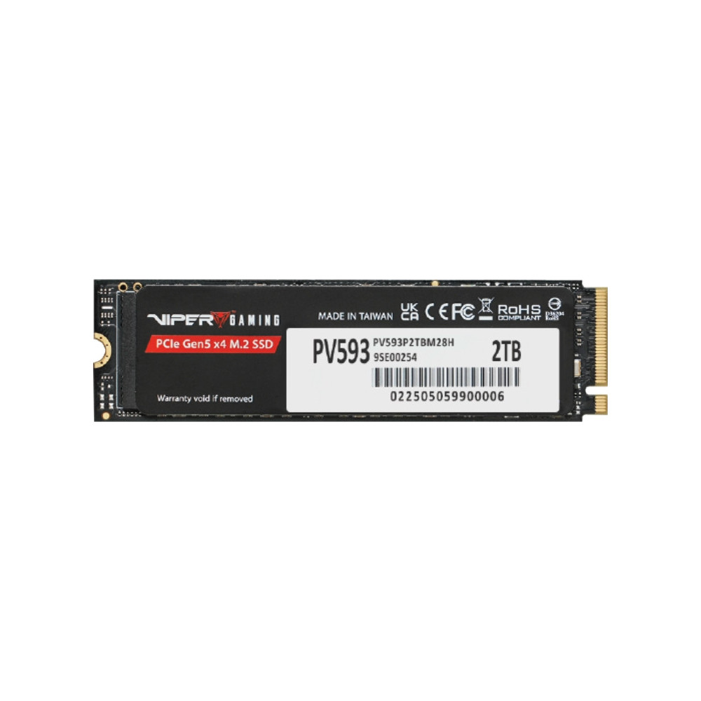 Patriot Memory PV593 2 TB M.2 PCI Express 5.0 NVMe 3D TLC NAND Patriot Memory PV593 2 TB M.2 PCI Express 5.0 NVMe 3D TLC NAND