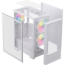 Einarex EXCS-PL-100R-W caixa para computador Midi Tower Branco