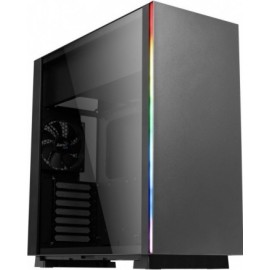 Aerocool Mid-tower ATX, Tempered Glass, 2xRGB Digital Stripes, 2xUSB3.0